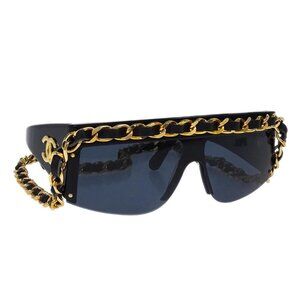 Chanel Sunglasses Eyewear Black Small Good 01456/94305 185175